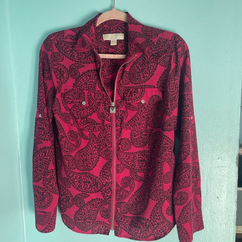 Michael Kors zipper shirt